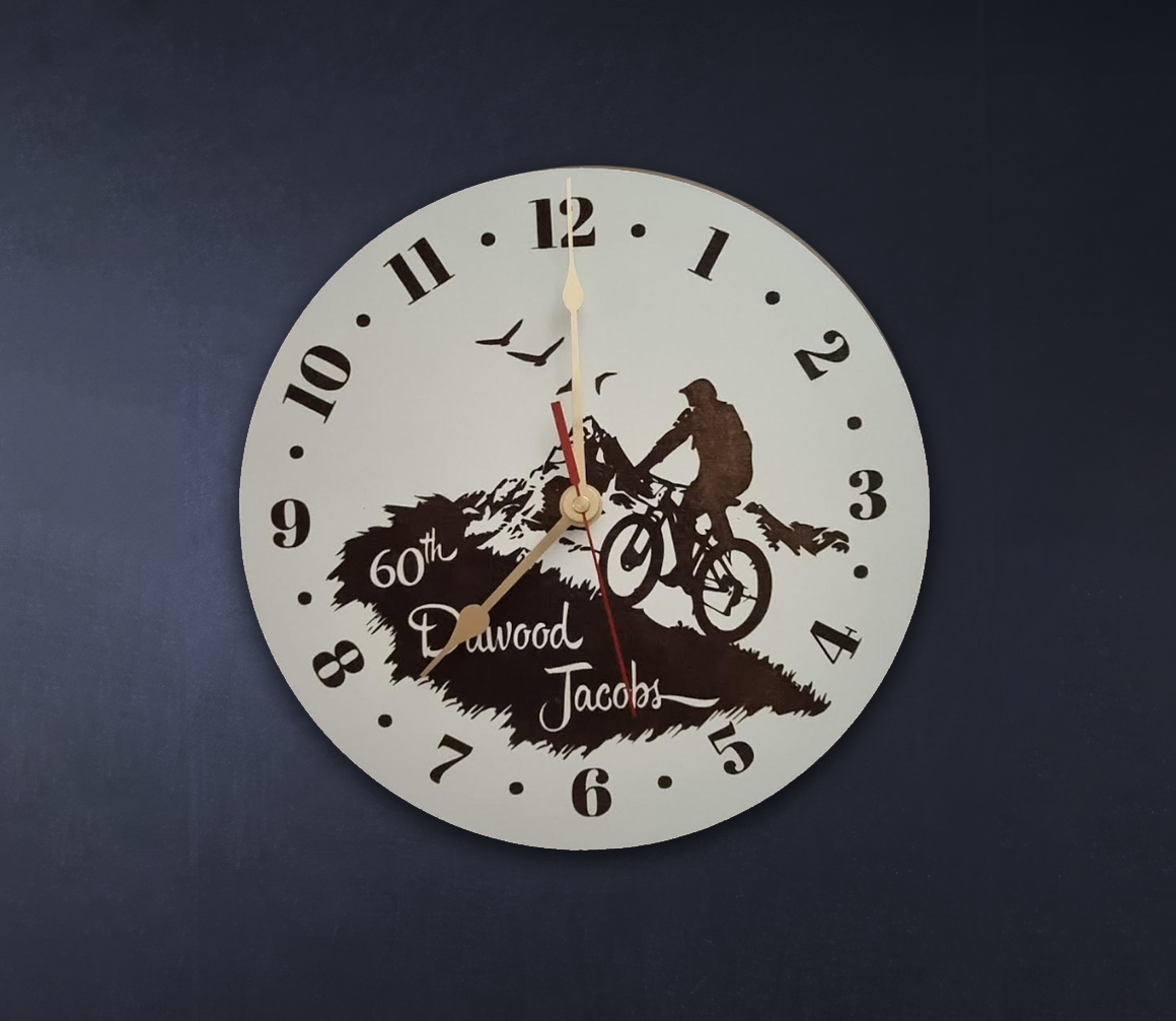 Custom Wooden Clock - Image 4