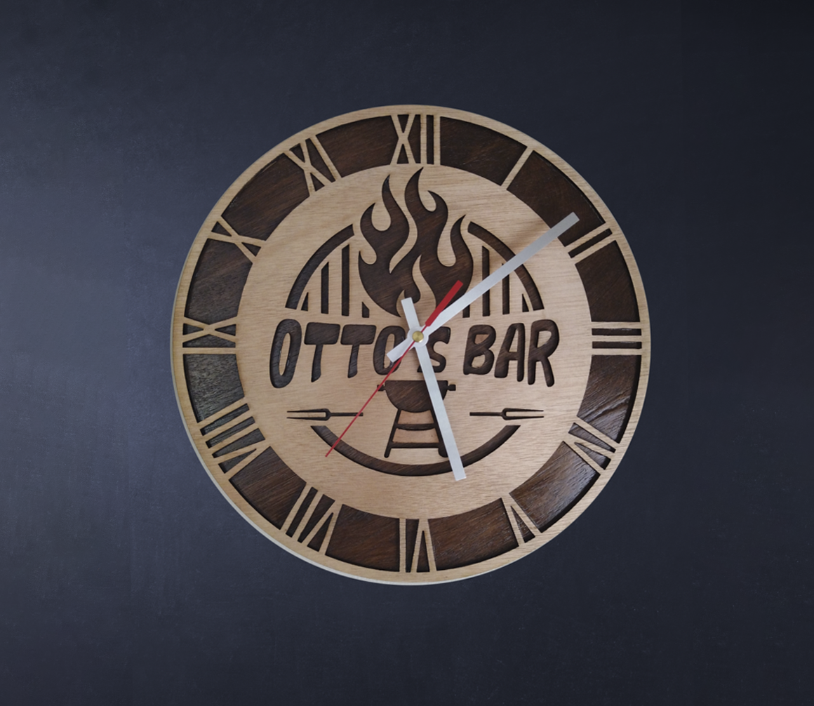 Custom Wooden Clock - Image 5