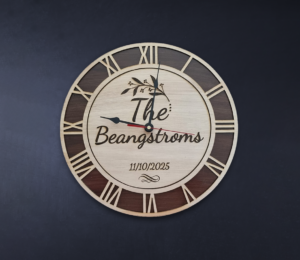 Custom Wooden Clock