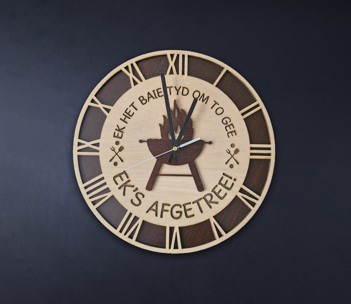 Custom Wooden Clock - Image 3