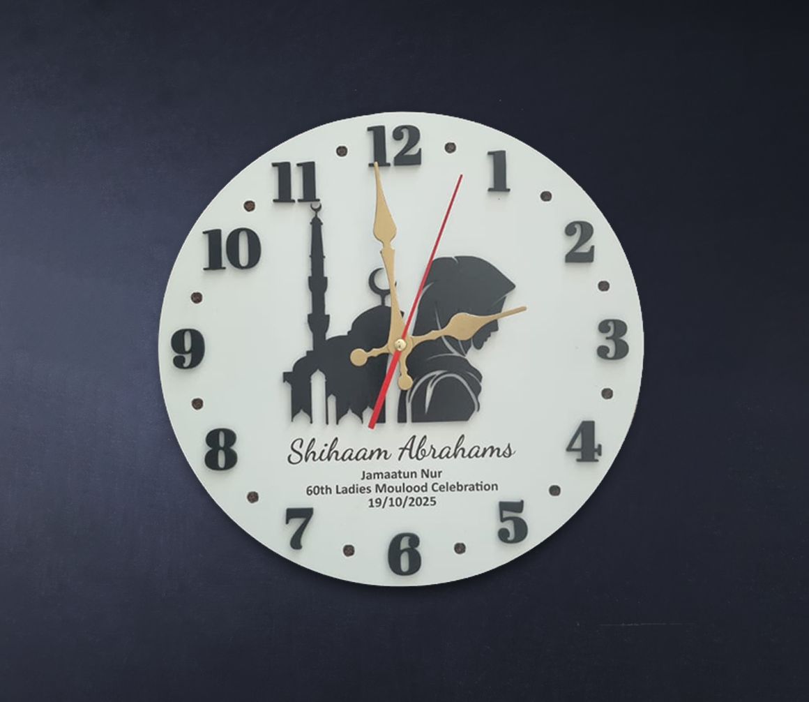 Custom Wooden Clock - Image 2