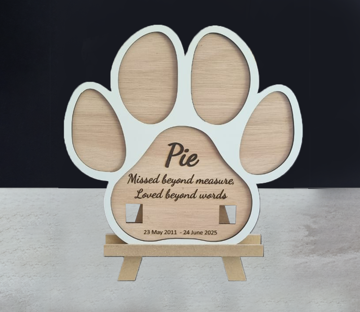 Wooden Pet Stand Memorial